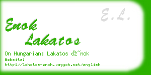 enok lakatos business card